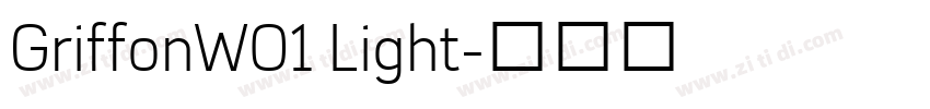 GriffonW01 Light字体转换